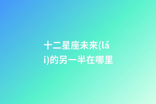 十二星座未來(lái)的另一半在哪里-第1張-星座運(yùn)勢(shì)-玄機(jī)派