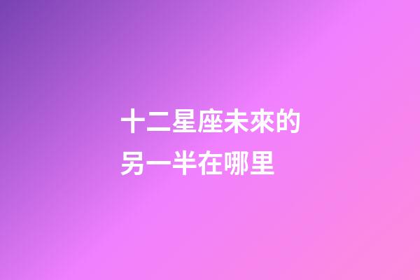 十二星座未來的另一半在哪里-第1張-星座運勢-玄機派