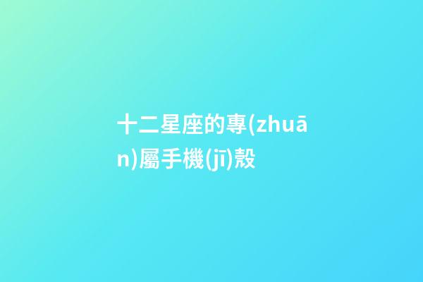 十二星座的專(zhuān)屬手機(jī)殼-第1張-星座運(yùn)勢(shì)-玄機(jī)派
