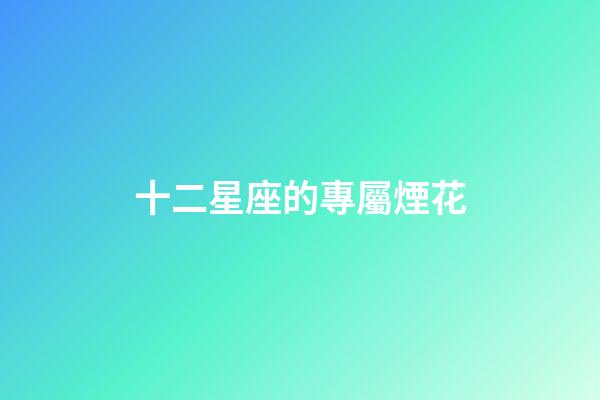 十二星座的專屬煙花