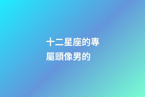 十二星座的專屬頭像男的-第1張-星座運(yùn)勢-玄機(jī)派