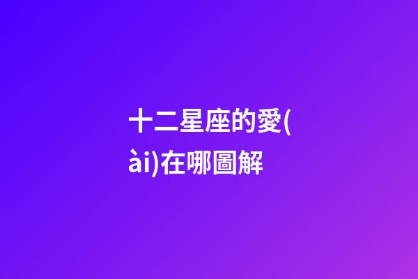 十二星座的愛(ài)在哪圖解-第1張-星座運(yùn)勢(shì)-玄機(jī)派