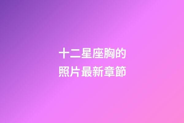 十二星座胸的照片最新章節-第1張-星座運勢-玄機派