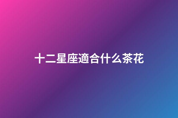 十二星座適合什么茶花-第1張-星座運勢-玄機派