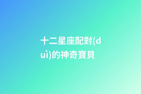十二星座配對(duì)的神奇寶貝