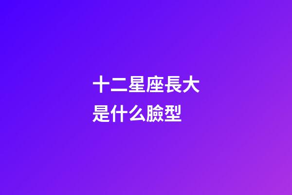 十二星座長大是什么臉型-第1張-星座運勢-玄機派