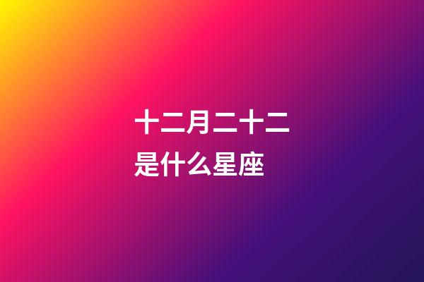 十二月二十二是什么星座（十二星座最聰明第一名）-第1張-星座運勢-玄機派