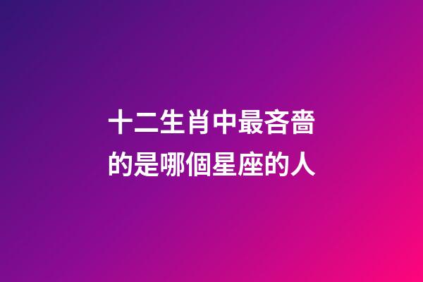 十二生肖中最吝嗇的是哪個星座的人-第1張-星座運勢-玄機派