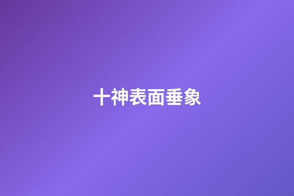 十神表面垂象