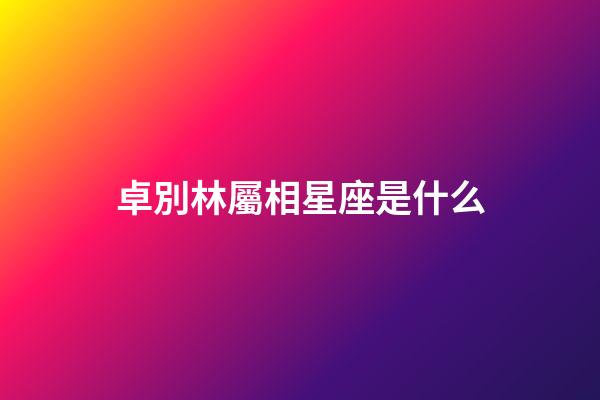 卓別林屬相星座是什么-第1張-星座運勢-玄機派