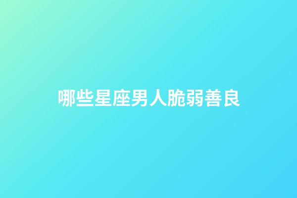 哪些星座男人脆弱善良-第1張-星座運(yùn)勢(shì)-玄機(jī)派