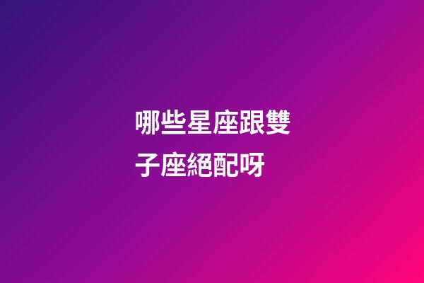 哪些星座跟雙子座絕配呀-第1張-星座運(yùn)勢-玄機(jī)派