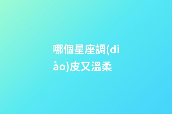 哪個星座調(diào)皮又溫柔-第1張-星座運勢-玄機派