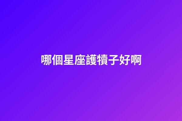 哪個星座護犢子好啊