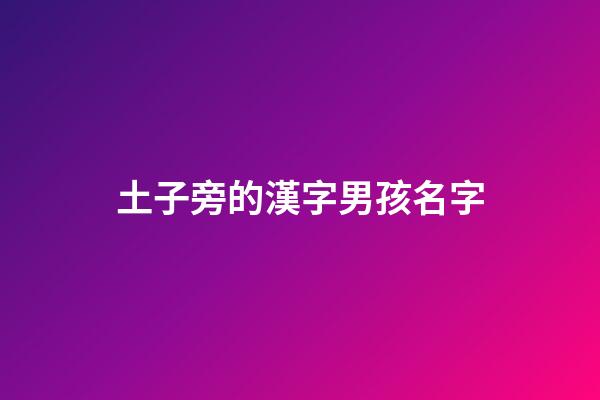 土子旁的漢字男孩名字(土子旁的漢字男孩名字大全)-第1張-男孩起名-玄機派