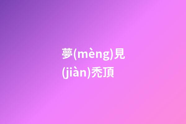 夢(mèng)見(jiàn)禿頂
