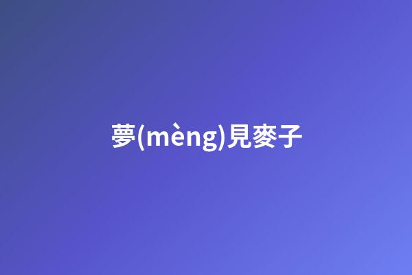 夢(mèng)見麥子