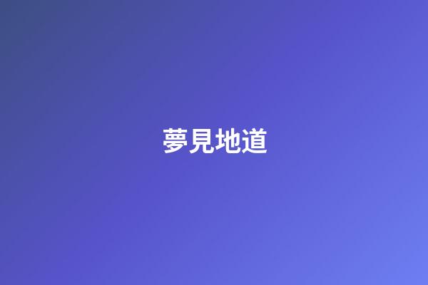 夢見地道