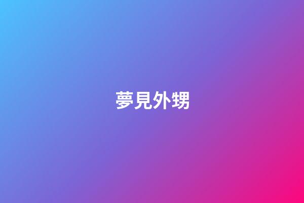 夢見外甥
