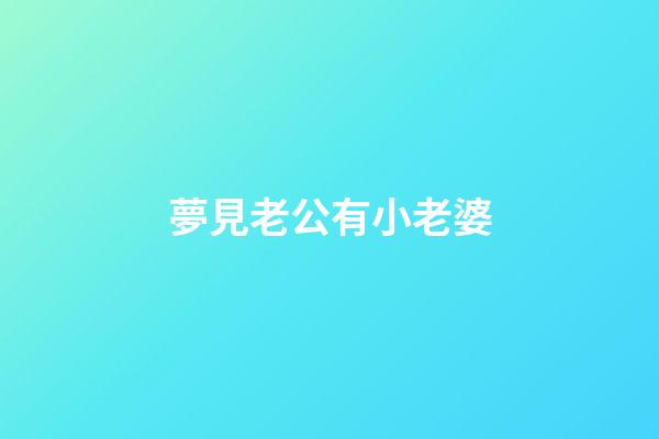 夢見老公有小老婆