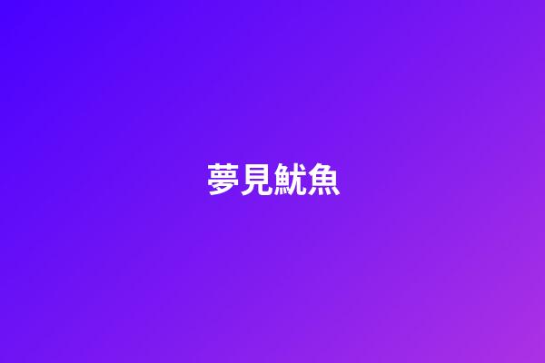夢見魷魚