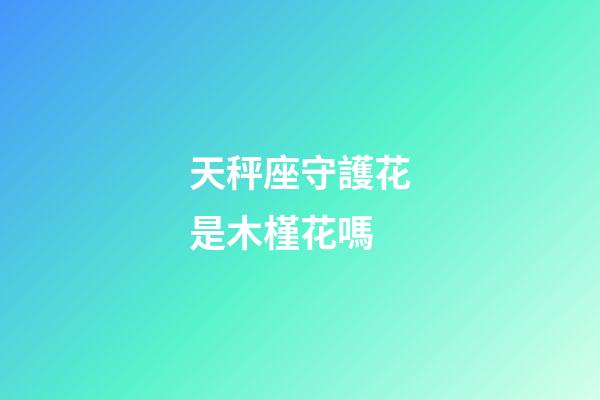 天秤座守護花是木槿花嗎