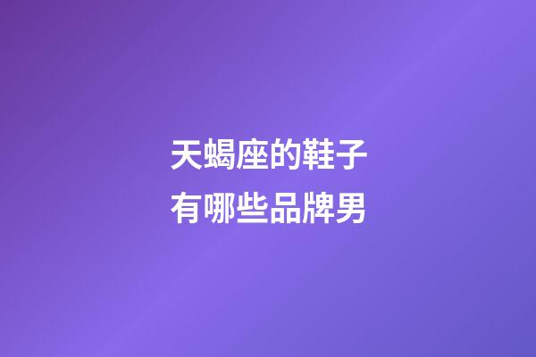 天蝎座的鞋子有哪些品牌男-第1張-星座運(yùn)勢-玄機(jī)派