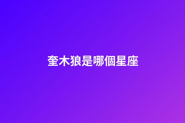 奎木狼是哪個星座-第1張-星座運勢-玄機派
