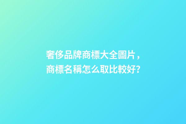 奢侈品牌商標大全圖片，商標名稱怎么取比較好？-第1張-商標起名-玄機派