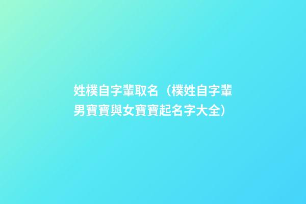 姓樸自字輩取名（樸姓自字輩男寶寶與女寶寶起名字大全）