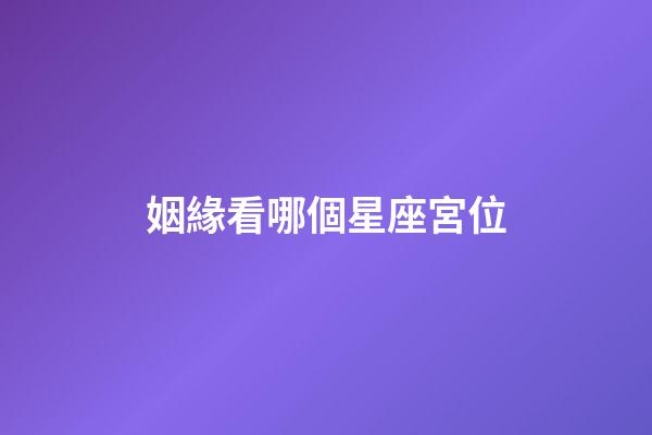 姻緣看哪個星座宮位-第1張-星座運勢-玄機派