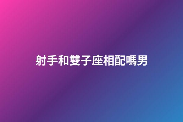 射手和雙子座相配嗎男-第1張-星座運(yùn)勢-玄機(jī)派