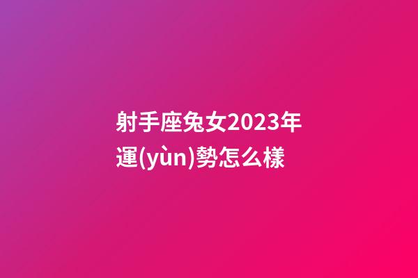 射手座兔女2023年運(yùn)勢怎么樣-第1張-星座運(yùn)勢-玄機(jī)派