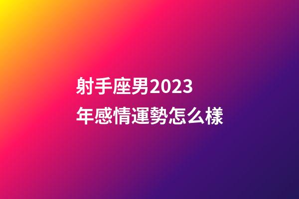 射手座男2023年感情運勢怎么樣-第1張-星座運勢-玄機派