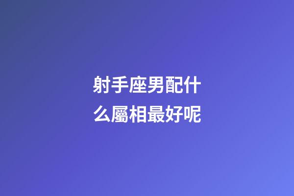 射手座男配什么屬相最好呢-第1張-星座運(yùn)勢-玄機(jī)派