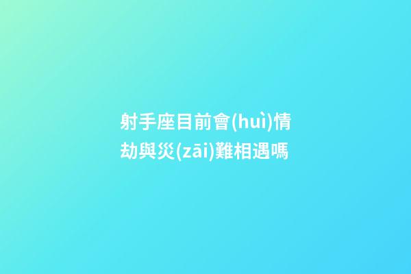 射手座目前會(huì)情劫與災(zāi)難相遇嗎