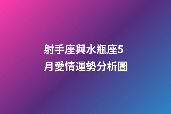 射手座與水瓶座5月愛情運勢分析圖-第1張-星座運勢-玄機派