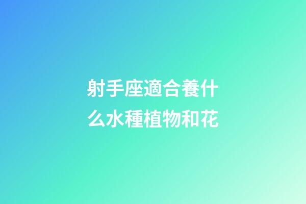 射手座適合養什么水種植物和花-第1張-星座運勢-玄機派