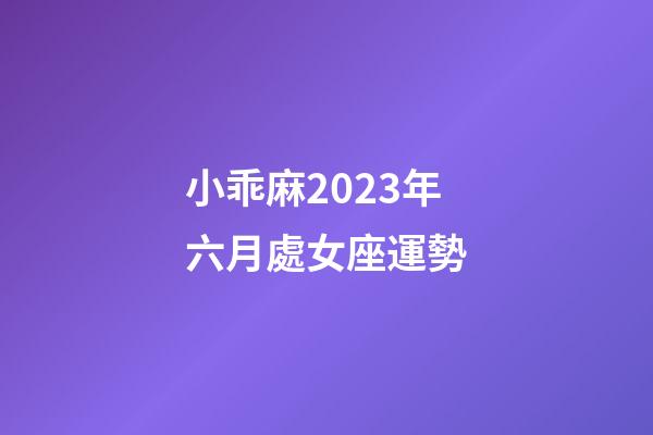 小乖麻2023年六月處女座運勢-第1張-星座運勢-玄機派