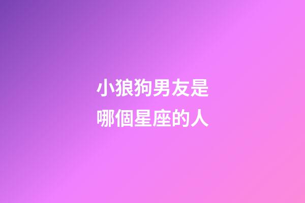 小狼狗男友是哪個星座的人-第1張-星座運勢-玄機派