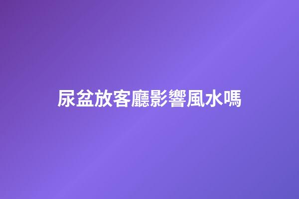 尿盆放客廳影響風水嗎