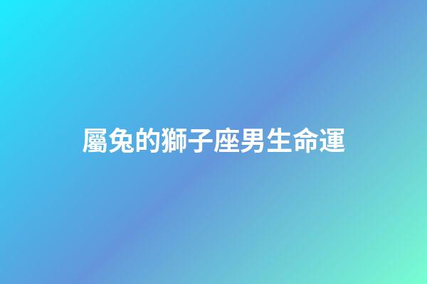 屬兔的獅子座男生命運-第1張-星座運勢-玄機派