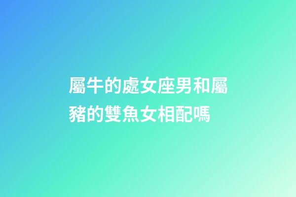 屬牛的處女座男和屬豬的雙魚女相配嗎-第1張-星座運勢-玄機派