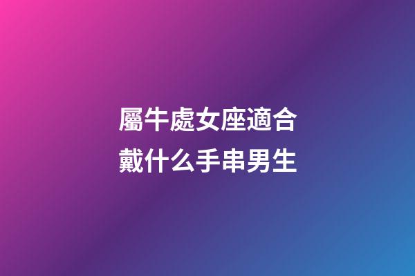 屬牛處女座適合戴什么手串男生-第1張-星座運勢-玄機派