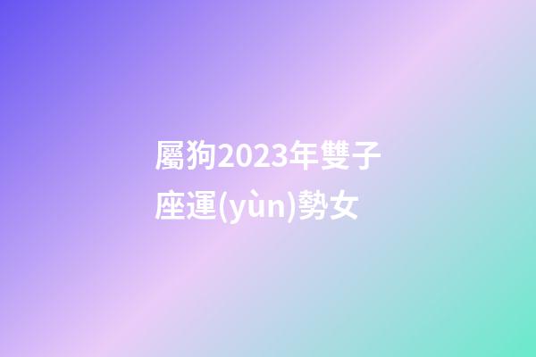 屬狗2023年雙子座運(yùn)勢女-第1張-星座運(yùn)勢-玄機(jī)派
