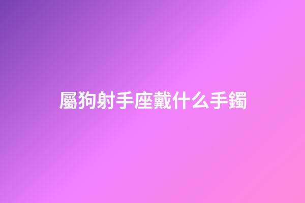 屬狗射手座戴什么手鐲-第1張-星座運(yùn)勢(shì)-玄機(jī)派