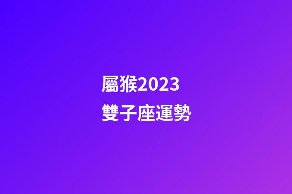 屬猴2023雙子座運勢-第1張-星座運勢-玄機派
