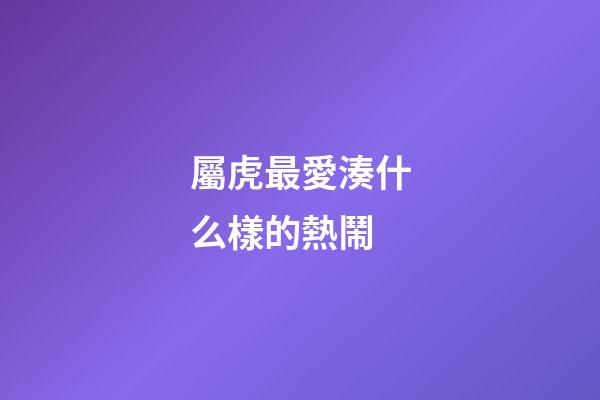 屬虎最愛湊什么樣的熱鬧