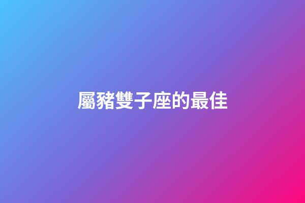屬豬雙子座的最佳-第1張-星座運勢-玄機派