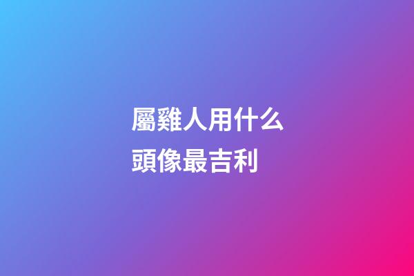 屬雞人用什么頭像最吉利
